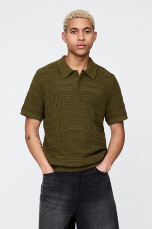 Sweater Polo Shirt