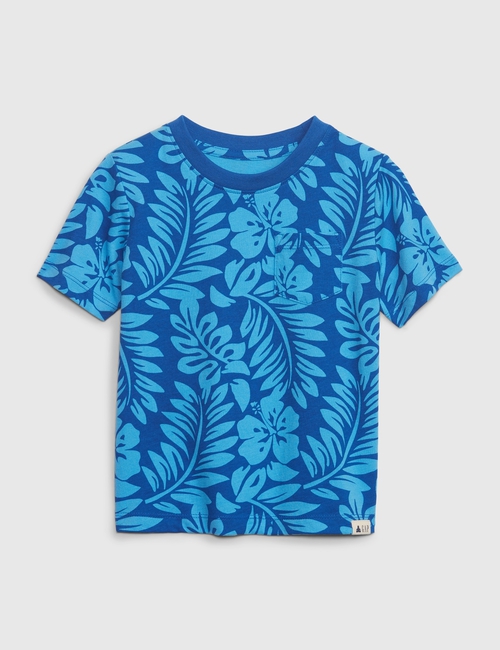 تي شيرت ميكس اند ماتش قطن عضوي 100% للأطفال بسن المشي