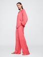 Crinkle Satin Easy Pants