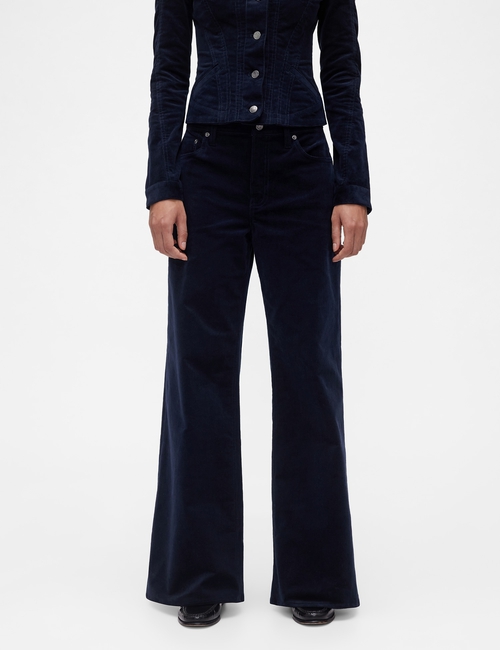 GAP STUDIO LOW RISE WIDE LEG CORD 5 PKT