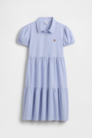 Kids Brannan Bear Tiered Shirtdress