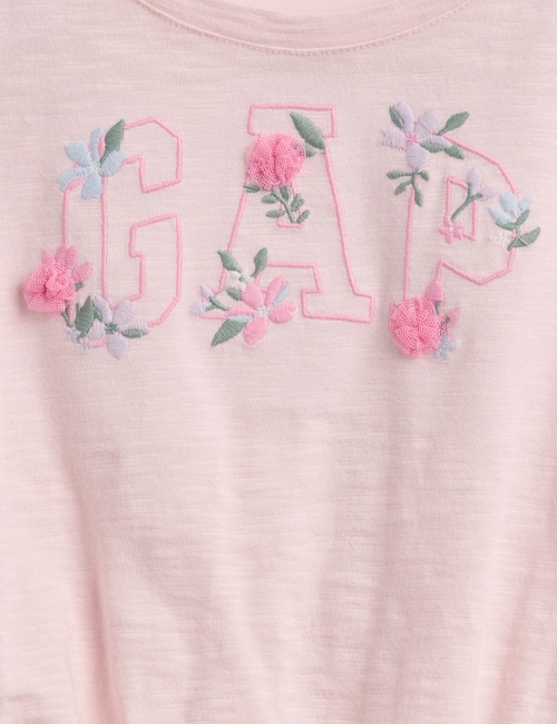 Baby & Todder Organic Cotton Embroidered Logo T-Shirt