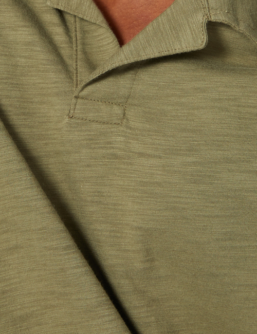 Lived-In Johnny Collar Polo Shirt