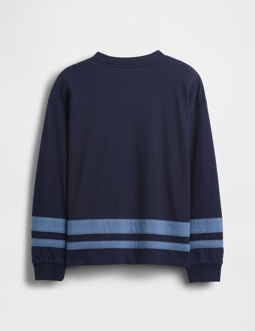 NASA LS VNECK JERSEY TEE