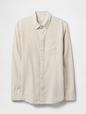 Linen-Blend Shirt in Standard Fit