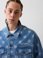Gap × Awake NY Oversized Dotted Icon Denim Jacket