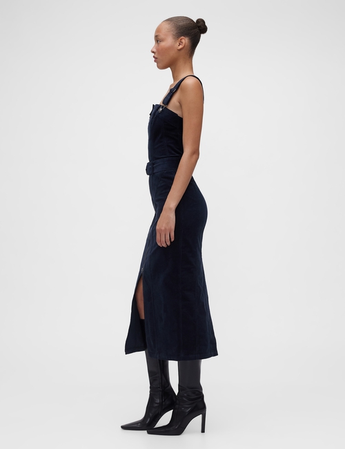 GapStudio Corduroy Belted Midi Dress