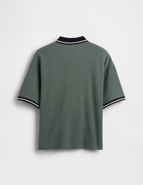 Kids Oversized Gap Logo Pique Polo Shirt