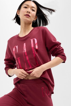 Metallic Gap Logo Sweatshirt