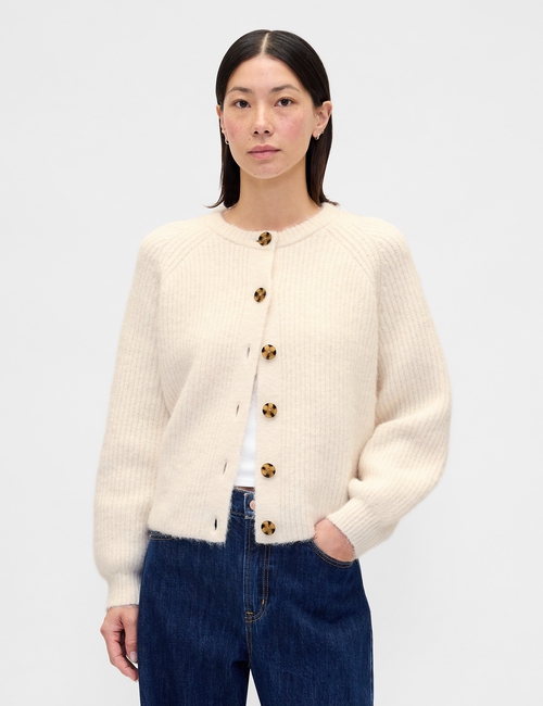 MOHAIR SHAKER CARDI