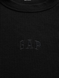 Gap Logo Waffle-Knit Crewneck T-Shirt