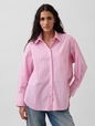 Organic Cotton Poplin Big Shirt
