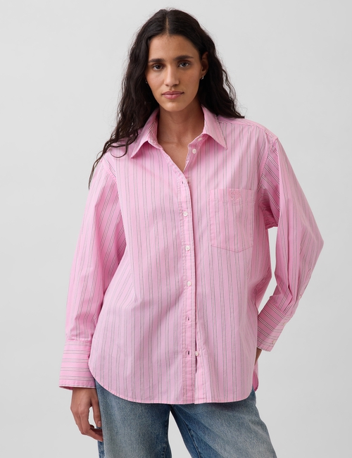 Organic Cotton Poplin Big Shirt