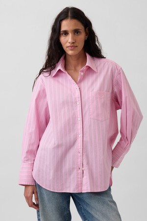 Organic Cotton Poplin Big Shirt