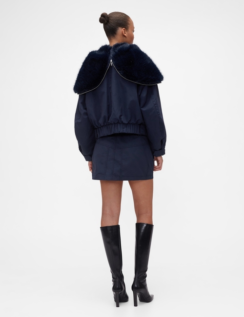 GAP STUDIO BELTED MINI SKIRT