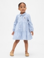 Baby & Toddler Tiered Oxford Shirtdress