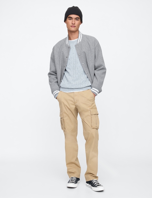 CashSoft Cable-Knit Crewneck Sweater