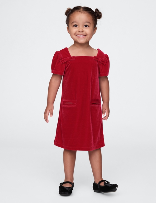 babyGap Velour Bow Shift Dress