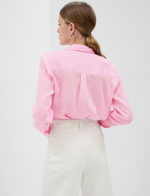 Linen Boyfriend Shirt