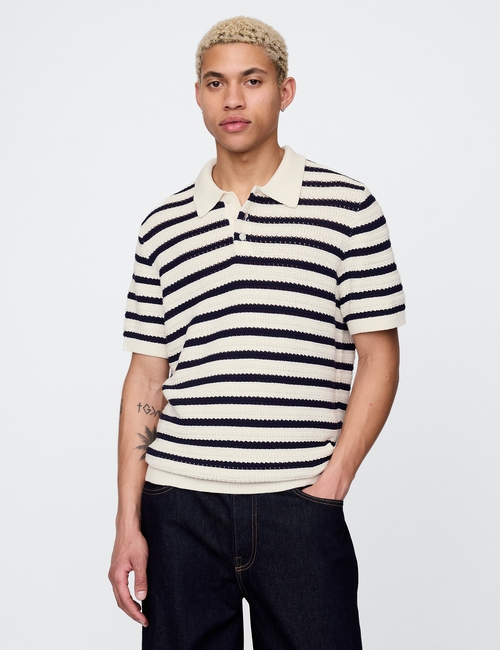 Sweater Polo Shirt