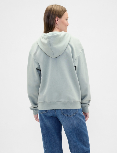 Relaxed Gap Logo Zip Hoodie