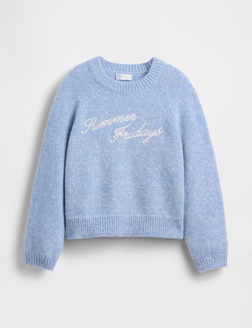 GAP X SUMMER FRIDAYS LOGO SWEATER