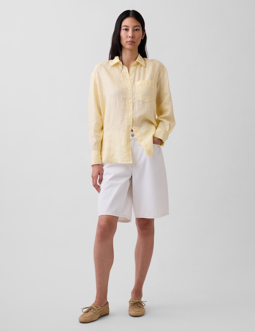 100% Linen Oversized Shirt