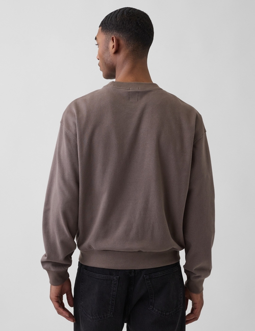 VintageSoft Terry Oversized Gap Athletic Sweatshirt