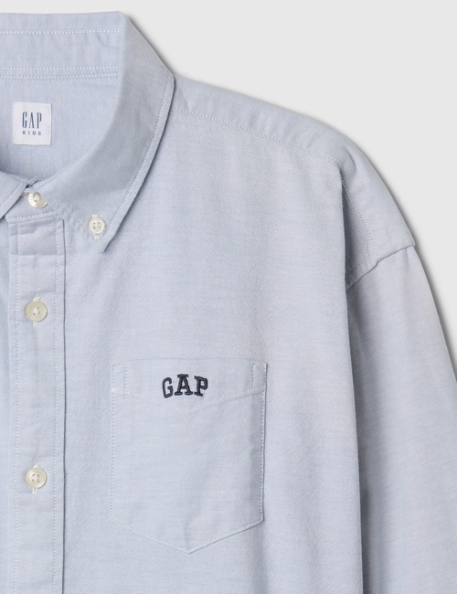 Kids Mini Logo Oxford Shirt