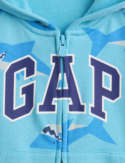 babyGap Relaxed Logo French Terry Zip Hoodie