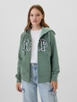 Relaxed Gap Logo Zip Hoodie