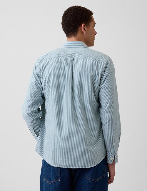 Stretch Poplin Shirt in Standard Fit