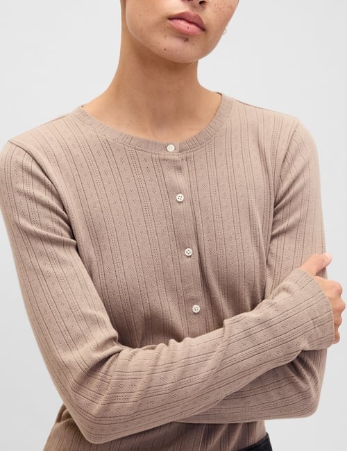 V-LS POINTELLE CARDI