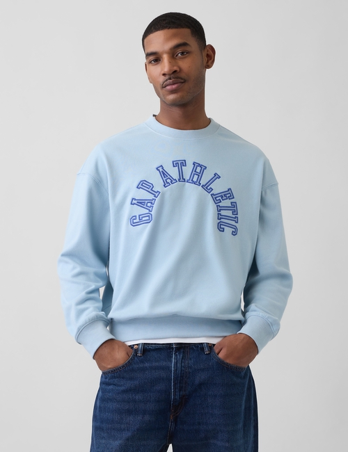 VintageSoft Terry Oversized Gap Athletic Sweatshirt