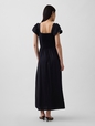 SS DROPWAIST LINEN MAXI DRESS