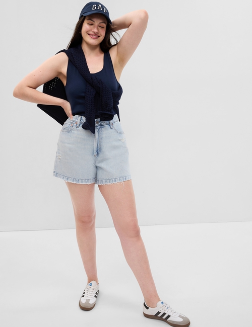 شورت للأطفال بخصر مرتفع وتقنية واش ويل 4 بوصة