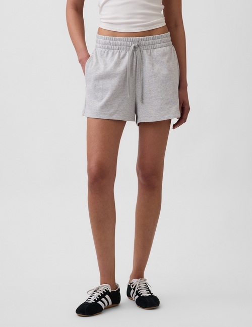3" French Terry Relaxed Logo Sweat Shorts