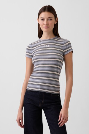 Modern Rib Gap Logo T-Shirt