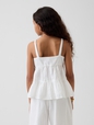 Kids Cotton Gauze Tiered Tank Top