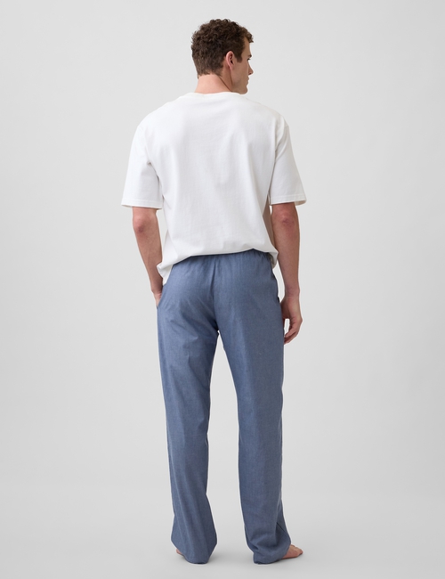 Relaxed Poplin PJ Pants