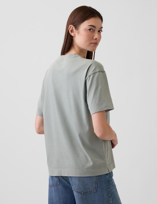 Organic Cotton VintageSoft Athletic Logo Tunic T-Shirt