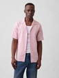 Linen-Blend Vacay Shirt in Standard Fit