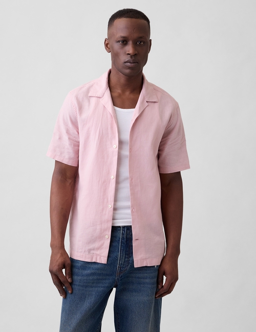 Linen-Blend Vacay Shirt in Standard Fit