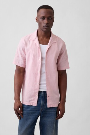 V-SS STANDARD LINEN COTTON RESORT COLLAR