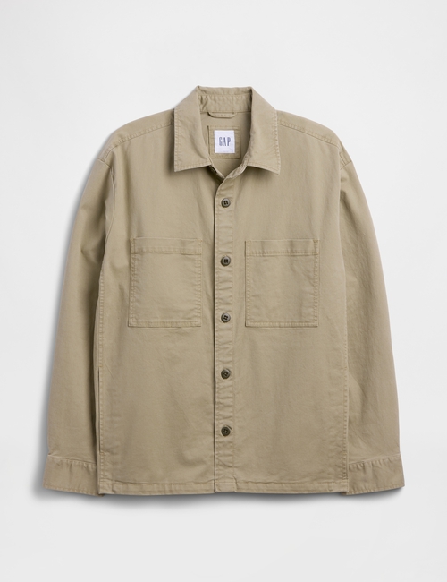 V-TWILL SHACKET