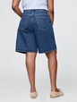 11" Mid Rise Longline Denim Shorts
