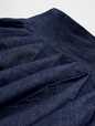 GapStudio Pleated Denim Mini Skirt