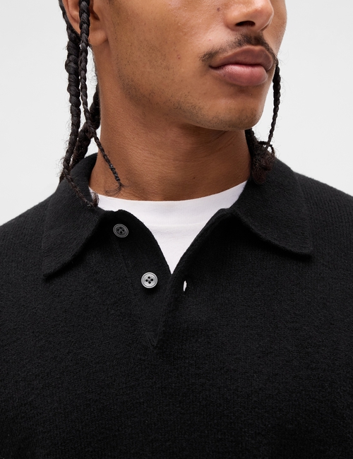 CashSoft Relaxed Polo Sweater
