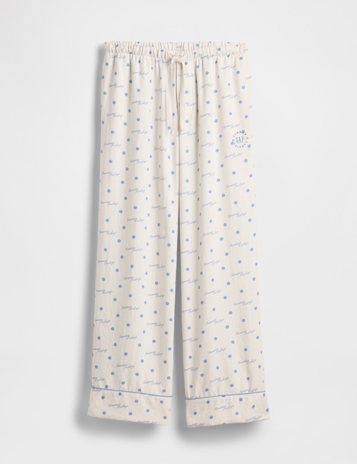 GAP X SUMMER FRIDAYS PRINTED FLANNEL PJ PANT SCRIP