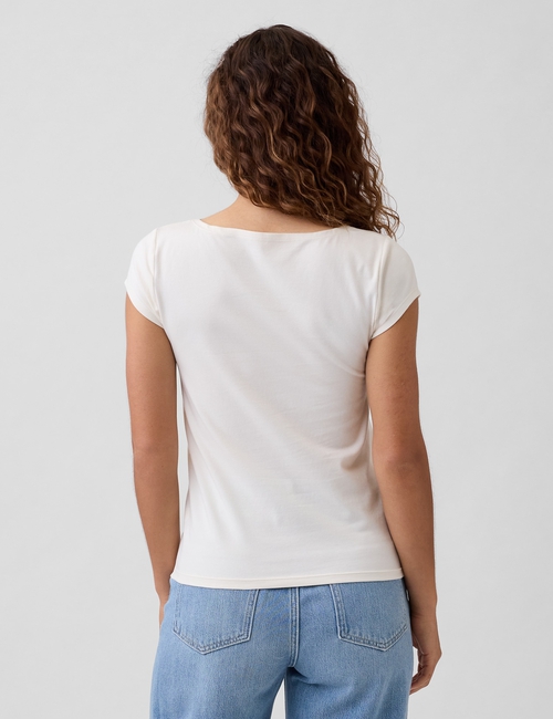 V-SS BOATNECK BALLET BACK